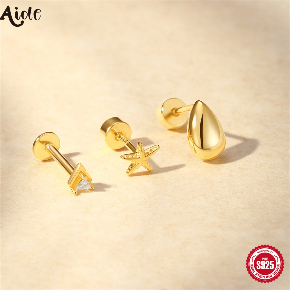 Body Jewelry Labret - Aide New Design Thick Bottom Threaded