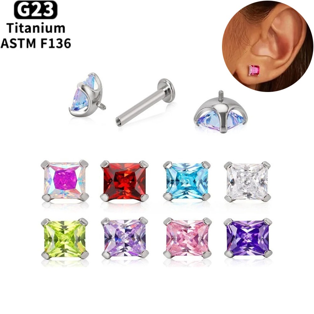 Helix Cartilage Ring - ASTM F136 Titanium Lip Piercing Rings
