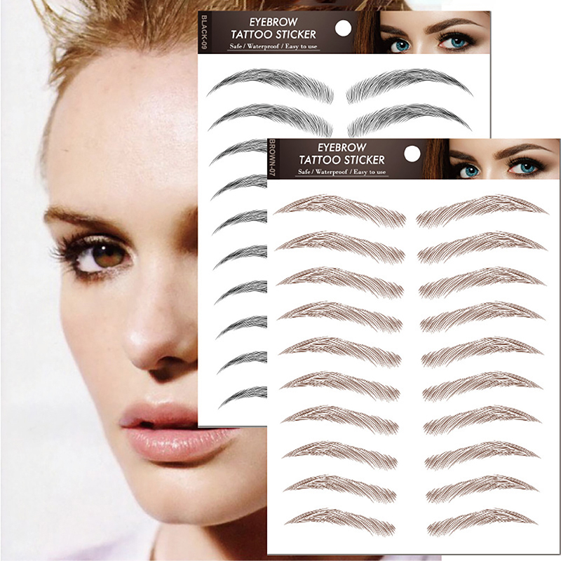 Waterproof 6D Eyebrow Tattoo S - Body Jewelry Stickers review and price