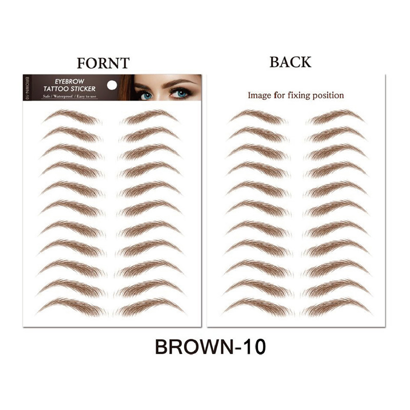 Waterproof 6D Eyebrow Tattoo S - Body Jewelry Stickers review and price