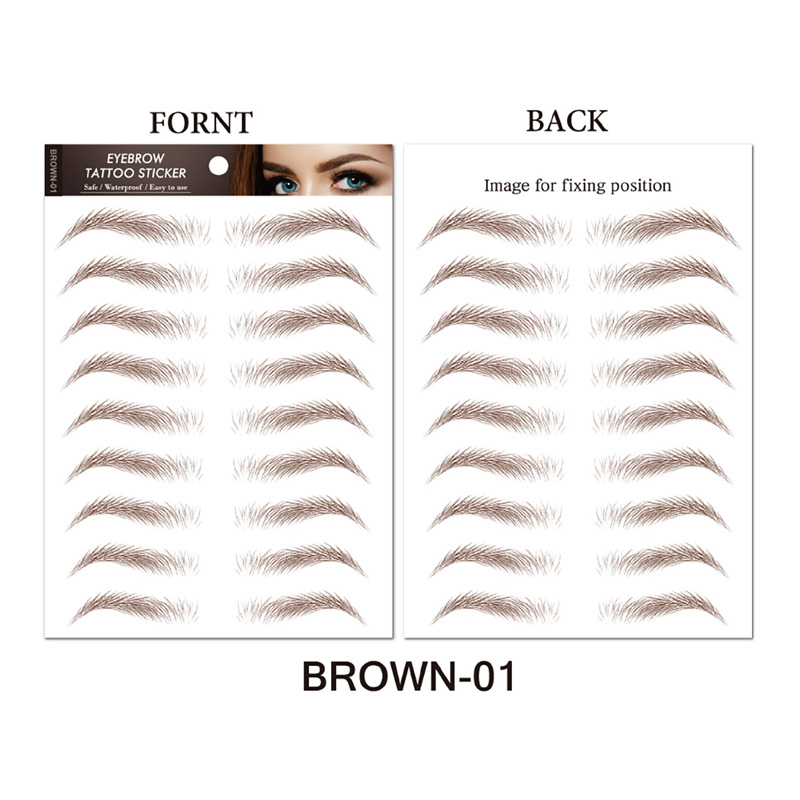 Waterproof 6D Eyebrow Tattoo S - Body Jewelry Stickers review and price