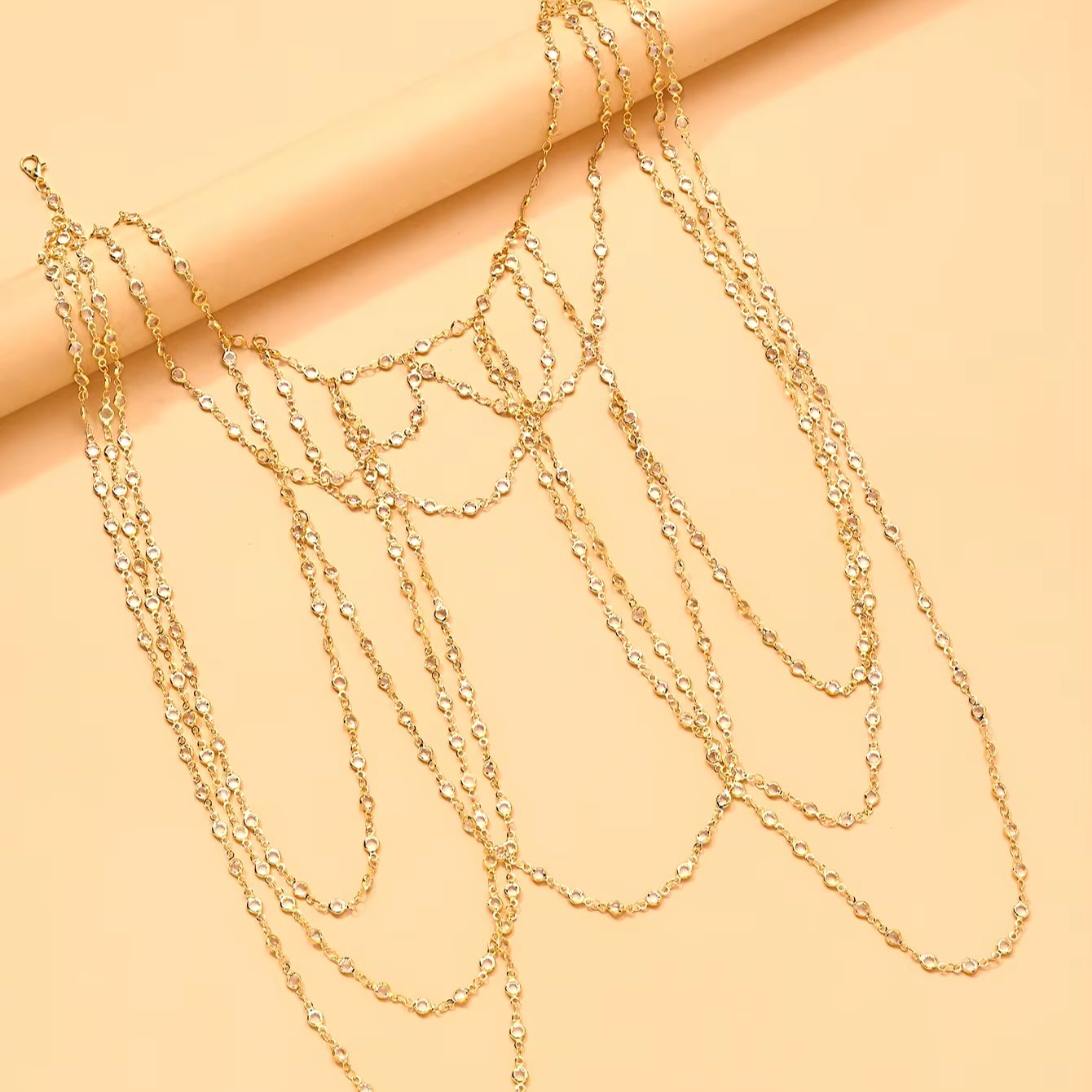 Gold Silver Plated Multi Layer - Body Jewelry Gold Plated review and price