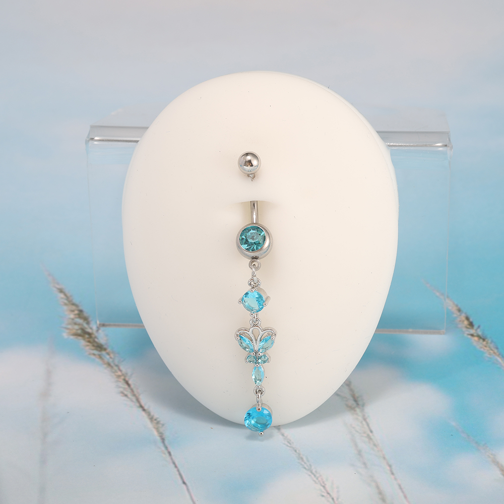 1pc Mixed Style Dangle Belly B - Body Jewelry Co review and price