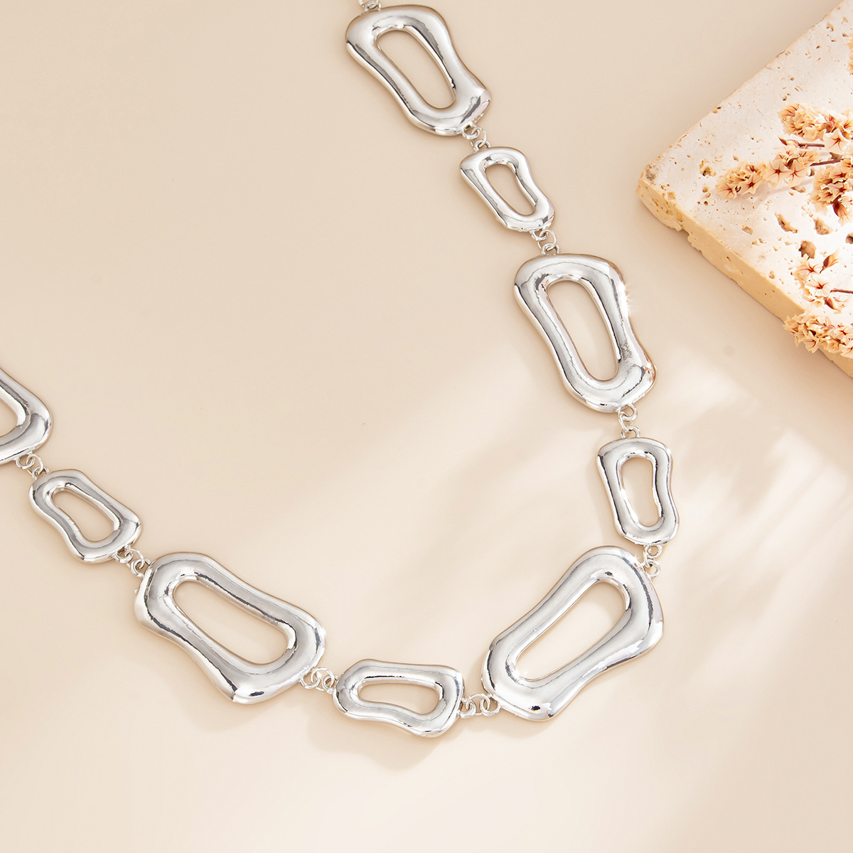 Body Chain Geometric Hollow Ir - Body Jewelry Gold Plated review and price
