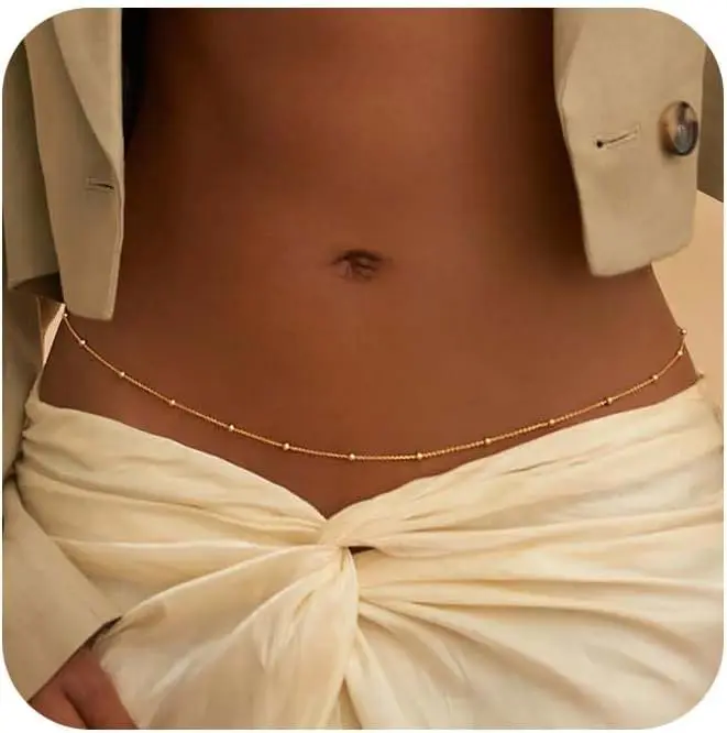 Adjustable Bikini Body Jewelry - Body Jewelry Gold Plated review and price