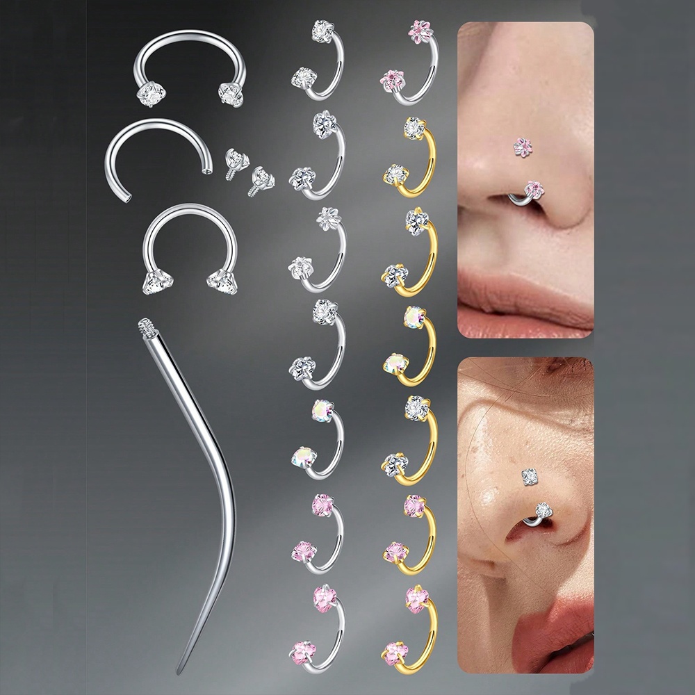 Septum Rings Piercing Stainles - Helix Cartilage Ring review and price