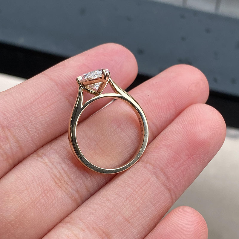 14K Yellow Gold Simple 2Ct EF/ - Body Jewelry Vch review and price