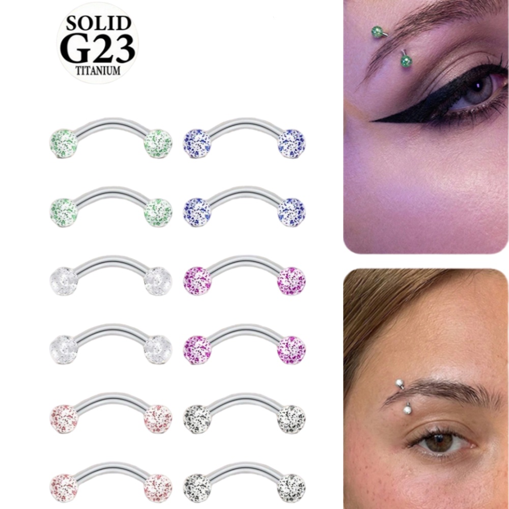 2PCS 16G 8/10mm Titanium Alloy - Body Jewelry Vch review and price