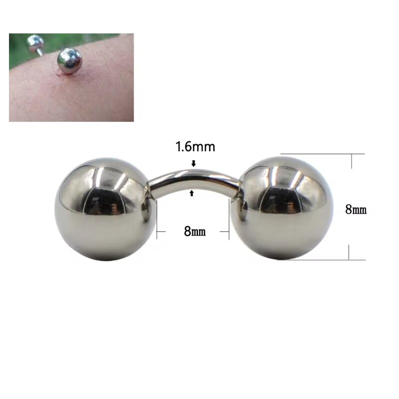 1 Piece Big Ball 316L External - Body Jewelry Vch review and price