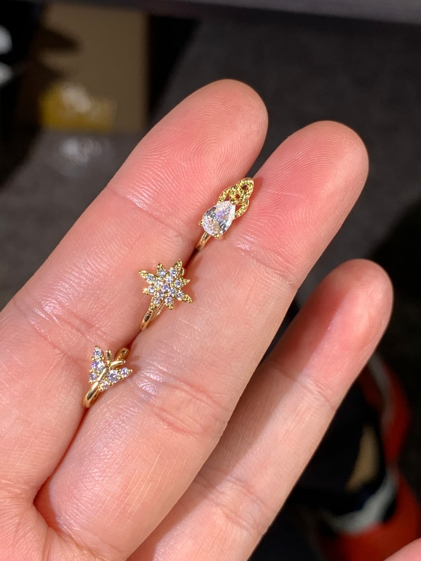 3-piece fashionable and elegan - Body Jewelry Materials review and price