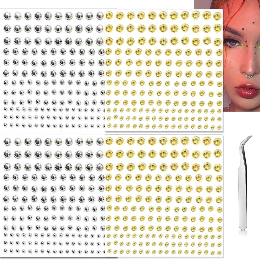 661Pcs Set Face Fake Piercings - Body Jewelry Stickers review and price