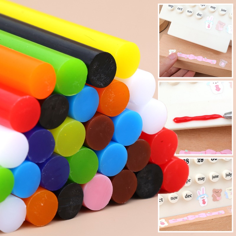 Colorful Hot Melt Glue Sticks  - Body Jewelry Glue review and price