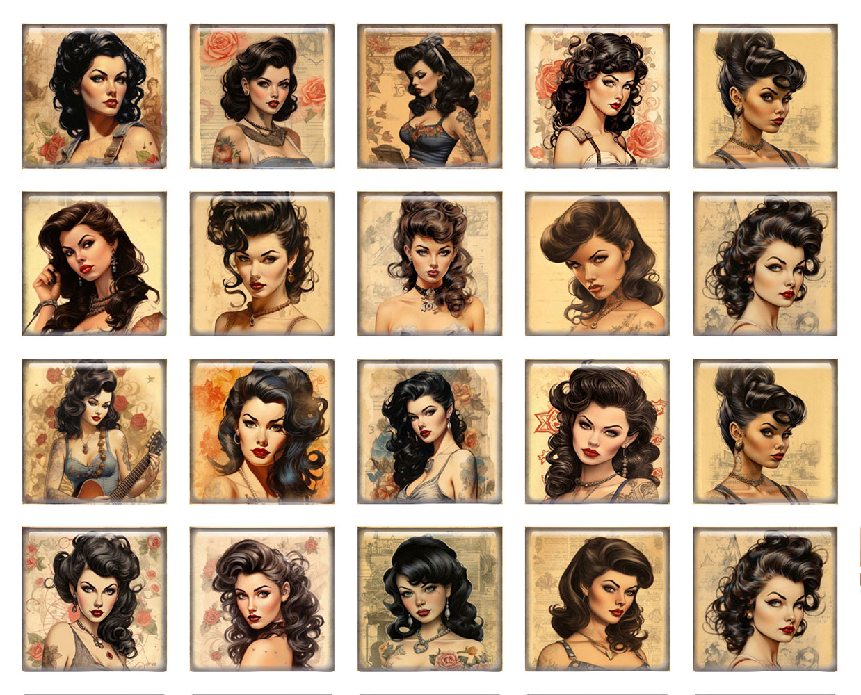 Random Mixed Round/Oval/Square - Body Jewelry Stickers review and price