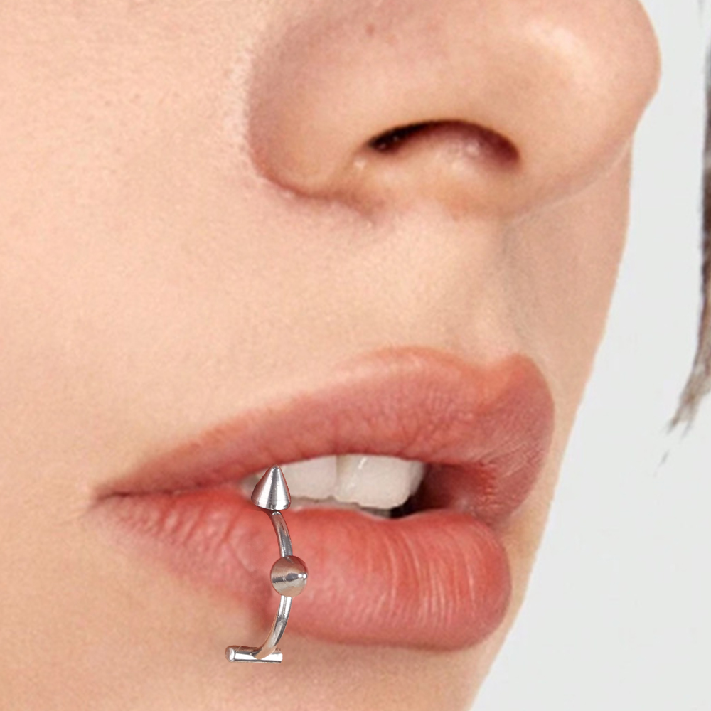 10pcs Punk Nose Ring One Nail  - Body Jewelry Labret review and price
