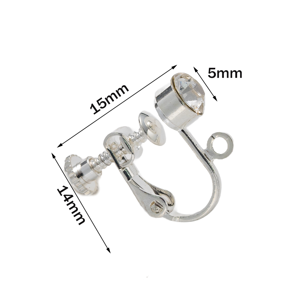 10pcs Brass Clip on Earring Co - Body Jewelry Ear review and price