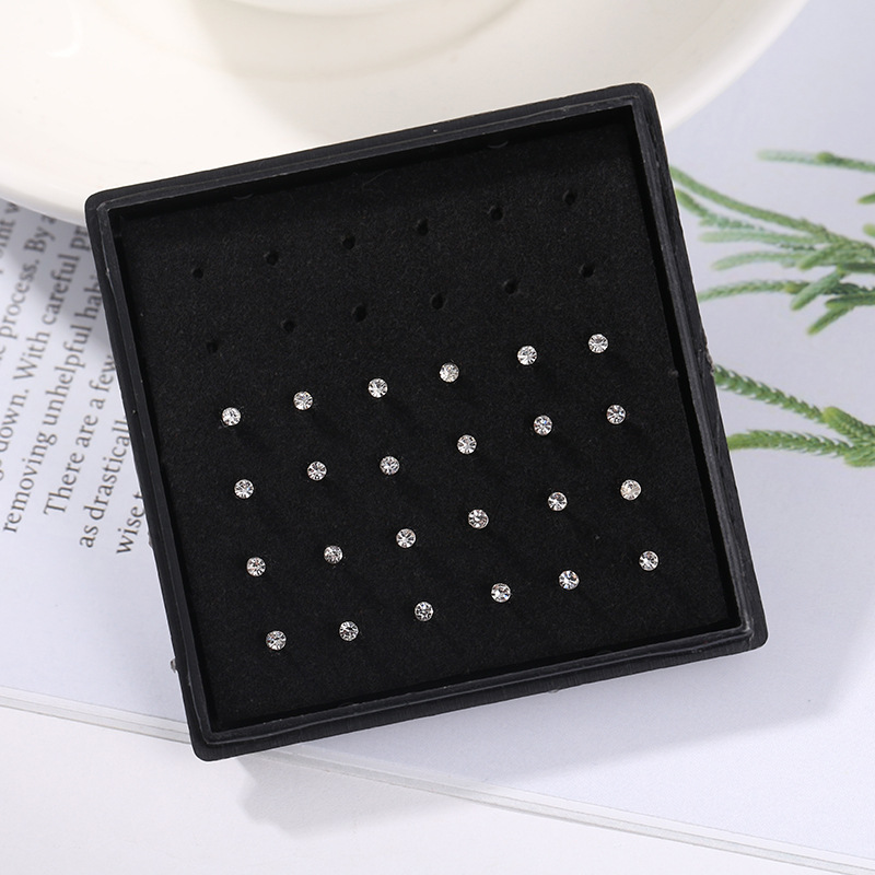 24pcs/box Crystal Nose Ring St - Body Jewelry Display Case review and price