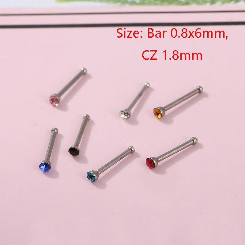 24pcs/box Crystal Nose Ring St - Body Jewelry Display Case review and price