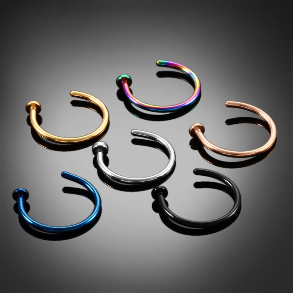 10 Pcs Thin Stainless Steel Fo - Body Jewelry Ear review and price