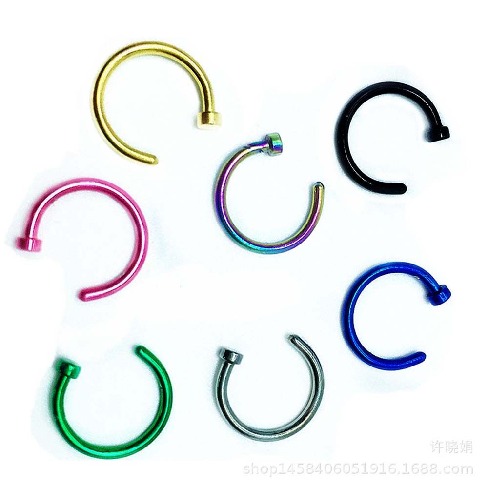 10 Pcs Thin Stainless Steel Fo - Body Jewelry Ear review and price