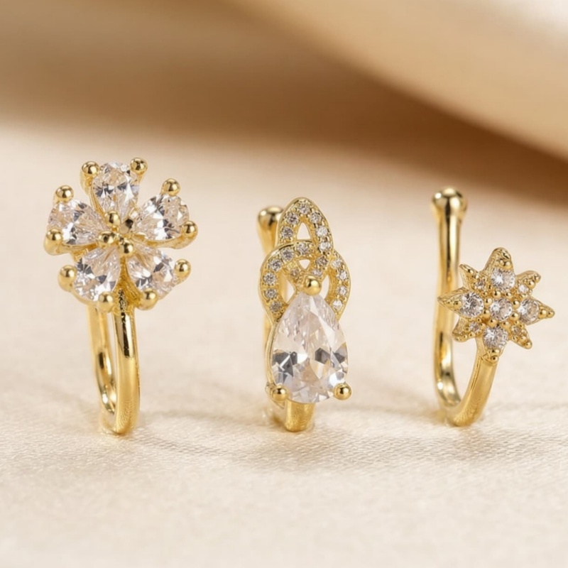 3-piece French style minimalis - Body Jewelry Materials review and price