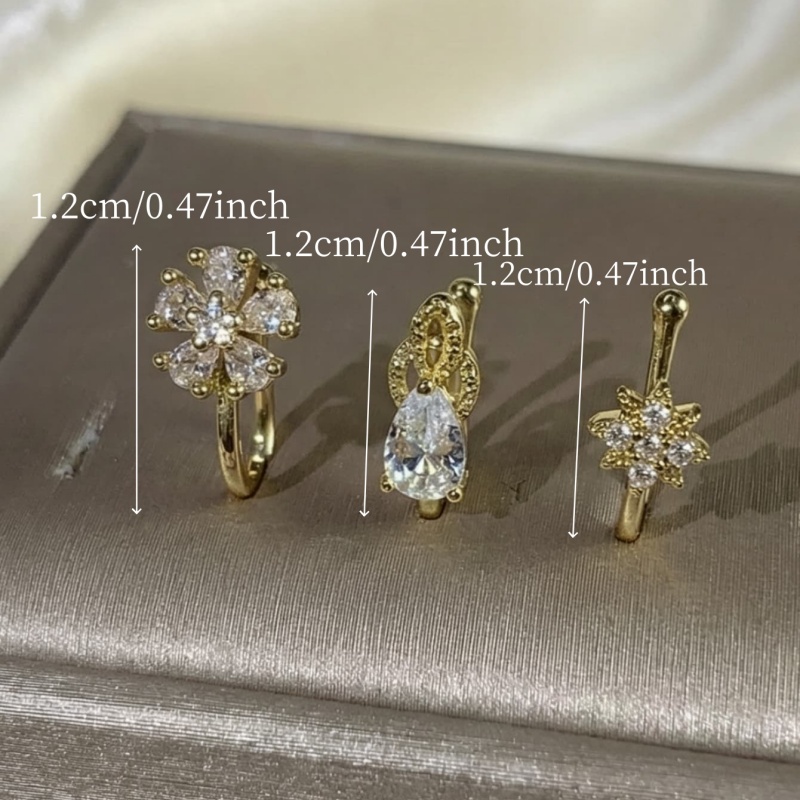 3-piece French style minimalis - Body Jewelry Materials review and price