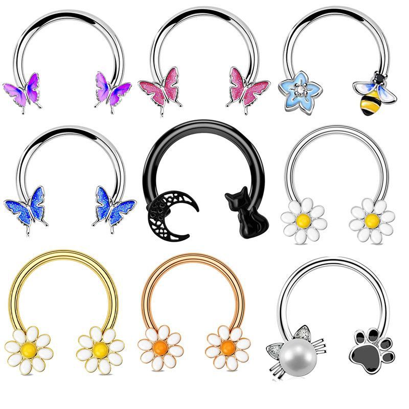 16G Septum Ring Daith Piercing - Body Jewelry Ear review and price