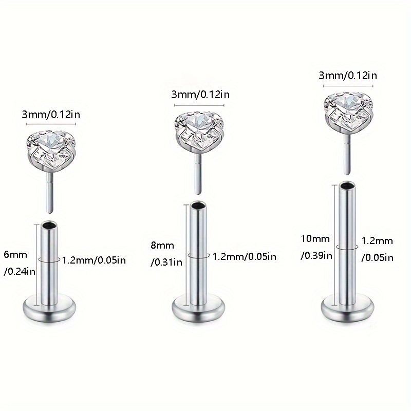 6pcs Threadless Flat Back Earr - Helix Cartilage Ring review and price