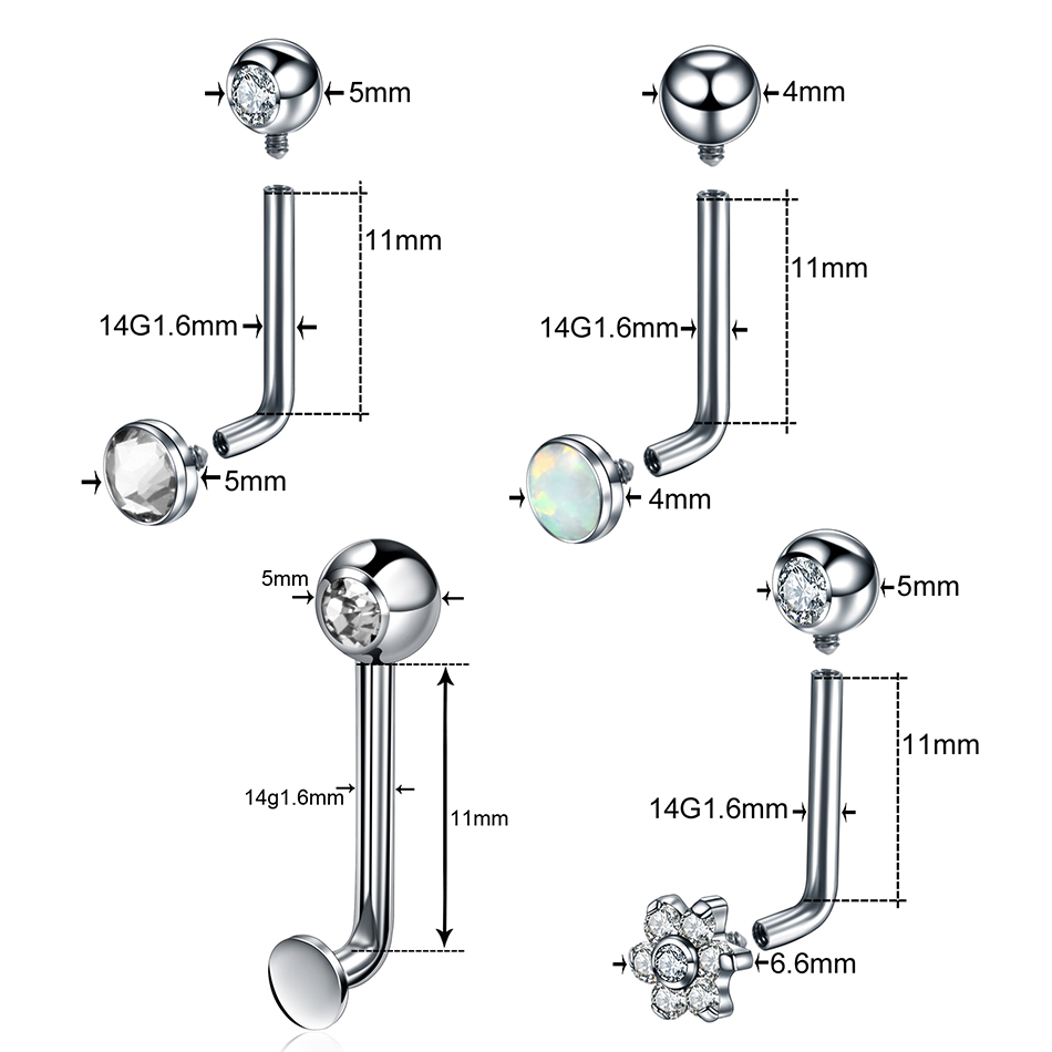 1PC Titanium Christina Vertica - Body Jewelry Vch review and price