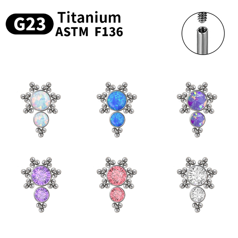 G23 Titanium Piercing Stud Ear - Body Jewelry Labret review and price