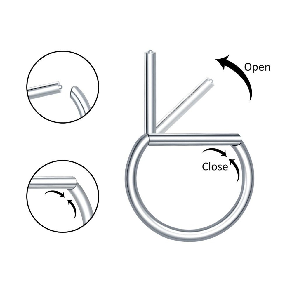 ASTM F136 Titanium Septum Ring - Body Jewelry Materials review and price