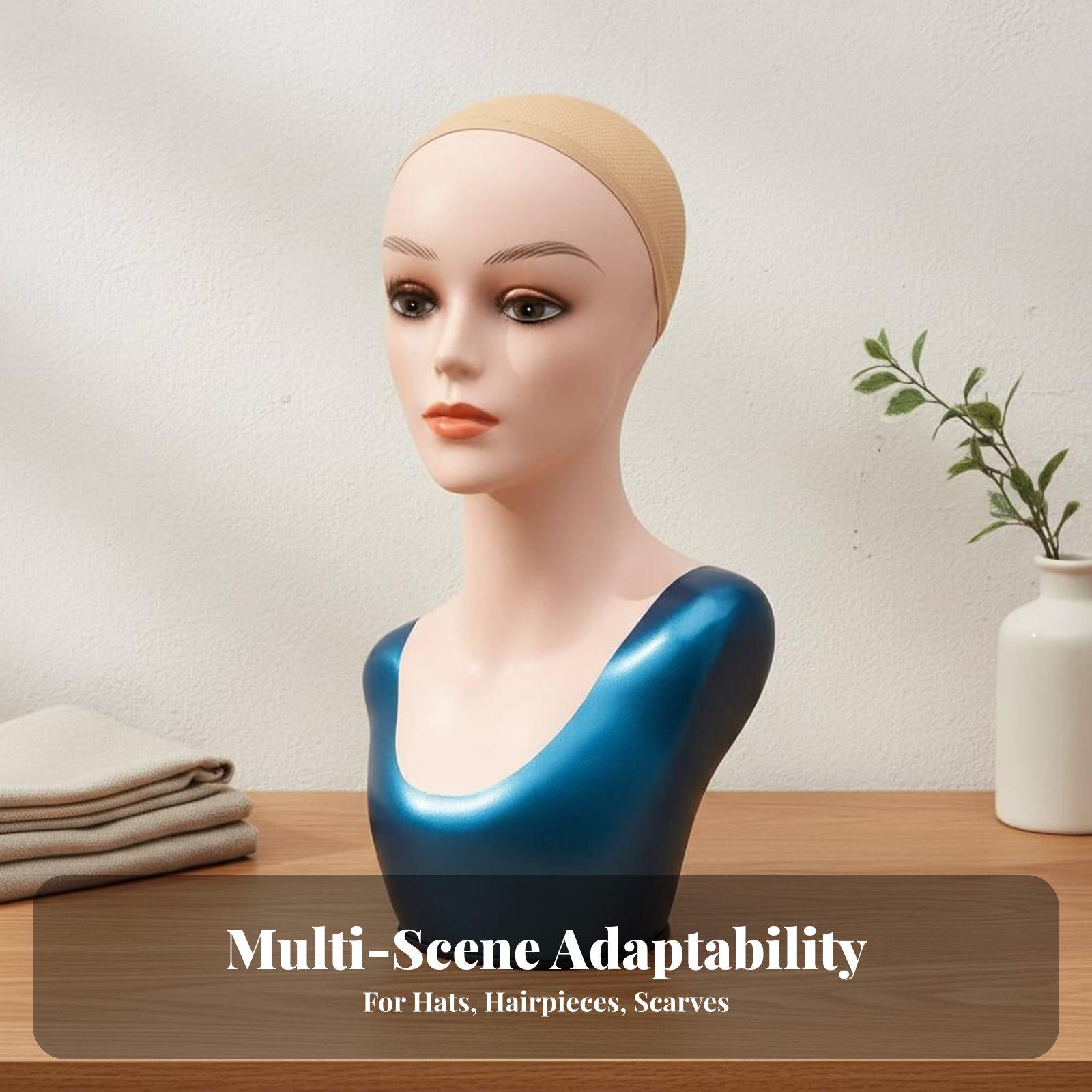 Realistic Female Mannequin Hea - Body Jewelry Materials review and price